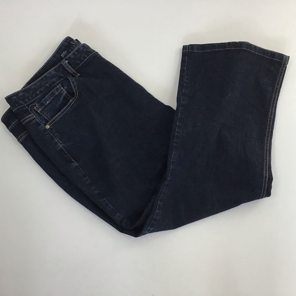 Lane Bryant Mid Rise Dark Wash Boot Jean size 22 Short - Picture 4 of 6